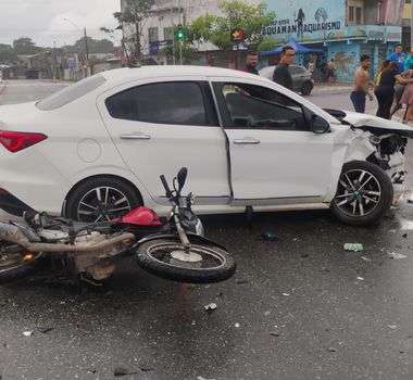 Imagem - Perseguição e troca de tiros causa acidente na Avenida Padre Bruno Sechi, em Belém