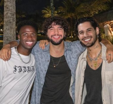 Imagem - Nattan posta montagem com Vini Jr e Zé Felipe após polêmica