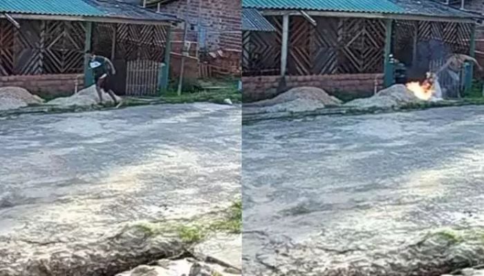 Justiça converteu para preventiva a prisão do homem que ateou fogo na companheira