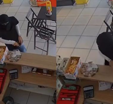 Imagem - Assalto a padaria é flagrado por câmeras de segurança em Altamira