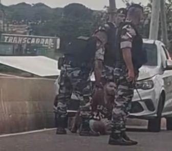 Imagem - Homem é detido durante ação de fiscalização da Rotam na Ponte de Outeiro