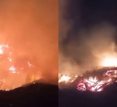 Imagem - Incêndio em área de lixão irregular assusta moradores de Salvaterra