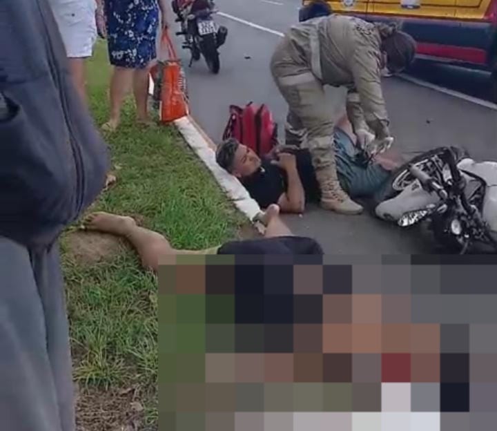 Acidente na Avenida Júlio César -