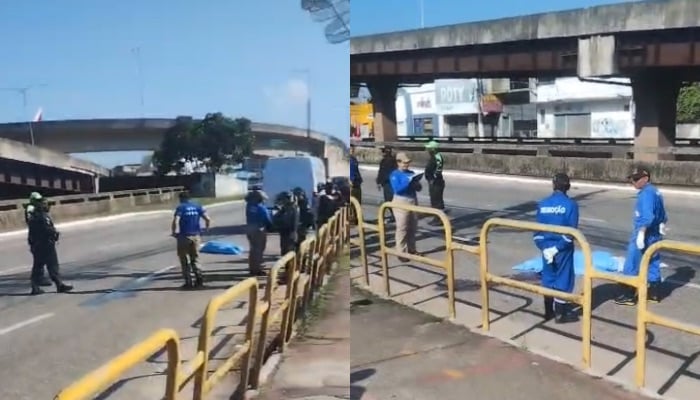 Imagem - Homem morre em acidente de moto na Almirante Barroso