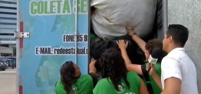 (Davi César durante entrevista ao vivo nessa quinta-feira (1º), em Fortaleza, no Ceará.  