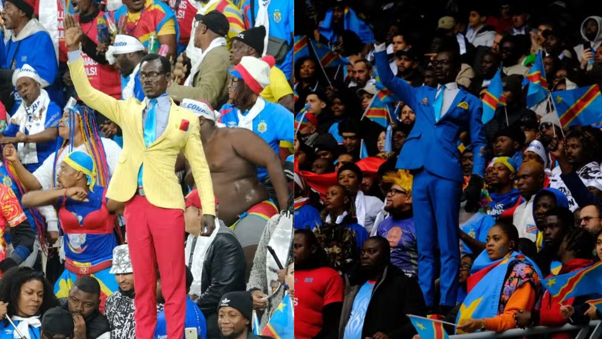 Imagem - Torcedor da RD Congo viraliza ao 'virar' estátua humana em homenagem a mártir
