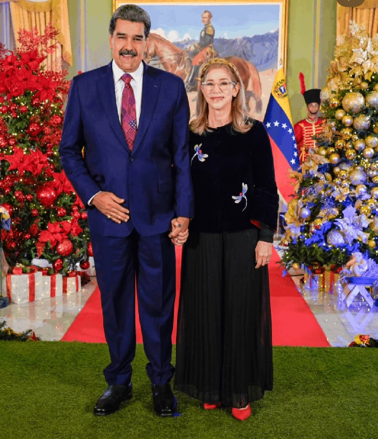 Nicolás Maduro (presidente da Venezuela) e Cilia Flores (advogada) são casados desde 2013