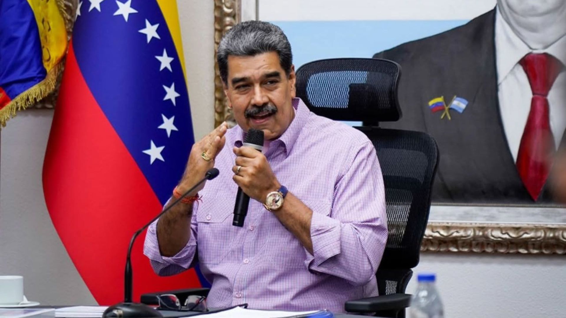 Presidente da Venezuela, Nicolás Maduro.