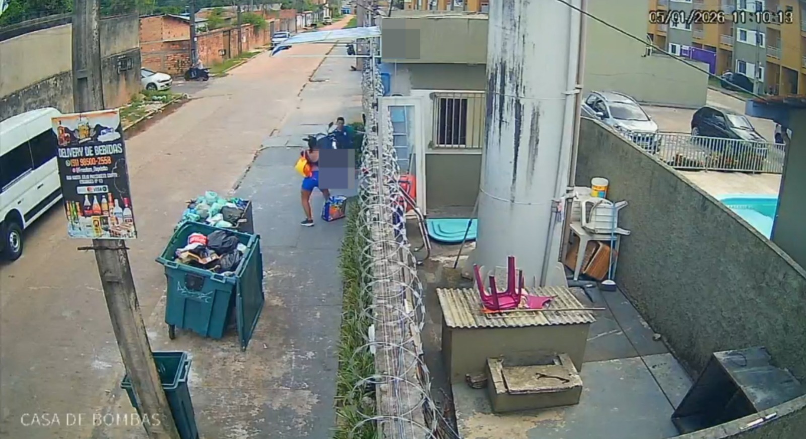 Caso ocorreu em frente a um condomínio -