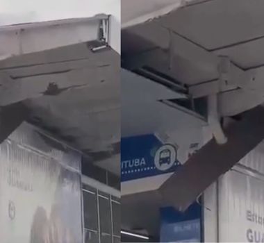 Imagem - Acidente danifica estação do BRT Belém