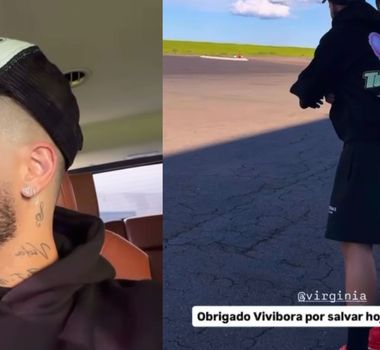 Imagem - Após pane em aeronave, Zé Felipe agradece Virgínia por jatinho e a chama de ‘Vivibora’