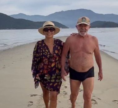 Imagem - Janja relembra dias de descanso em praia ao lado de Lula