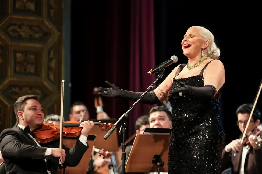 Concerto teve a participação de Fafá de Belém - 