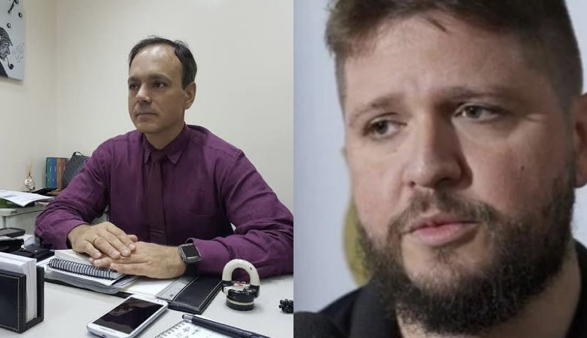 Promotor de Justiça Luiz Márcio Teixeira Cypriano e DPC Arthur Nobre