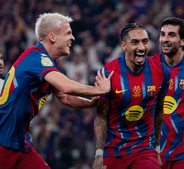 Imagem - Com gols de Raphinha, Barcelona vence Real Madrid e conquista a Supercopa
