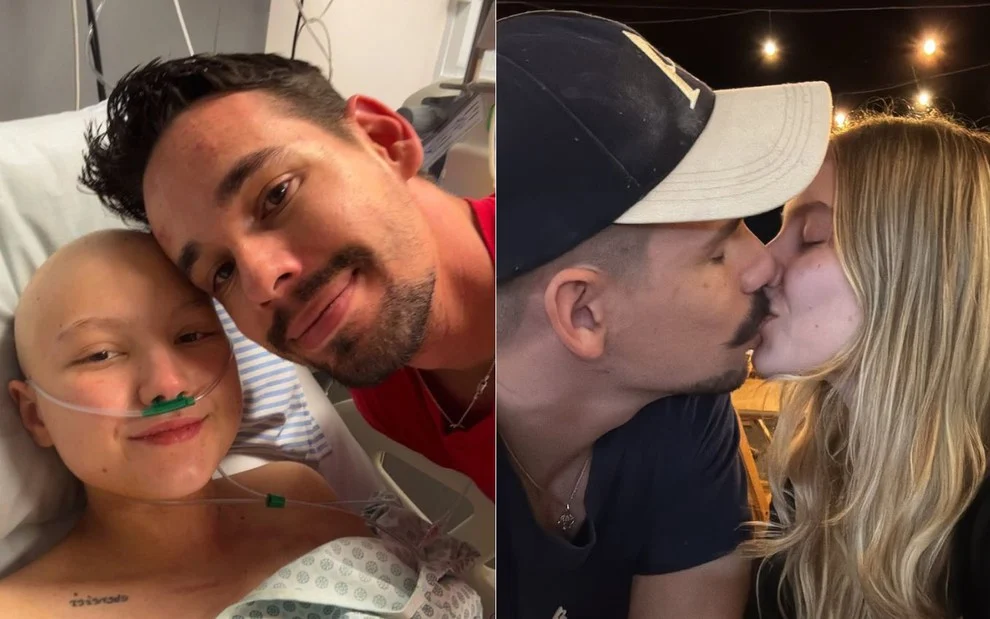 Isabel Veloso e o marido, Lucas Borbas.