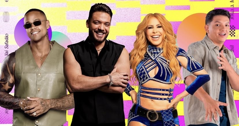 Léo Santana, Wesley Safadão, Joelma e Marcynho Sensação 