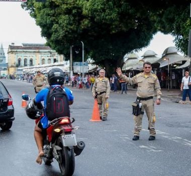 Imagem - Bloqueios no centro de Belém afetam trânsito nesta segunda, aniversário da capital; confira