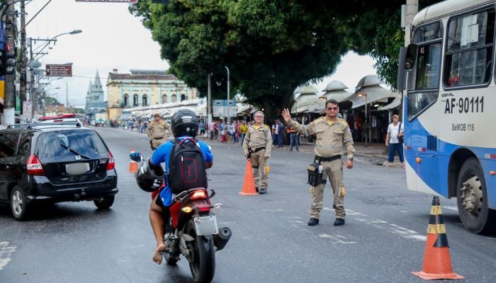 Imagem - Bloqueios no centro de Belém afetam trânsito nesta segunda, aniversário da capital; confira