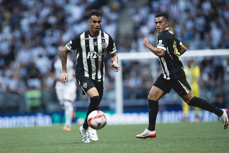 Reinier marcou o gol do Galo - 