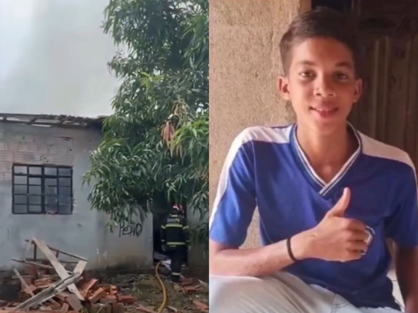 Pedro Henrique de Souza da Silva, de 14 anos, morreu no último domingo (11) após receber uma descarga elétrica, quando tentava apanhar manga no quintal de um vizinho.