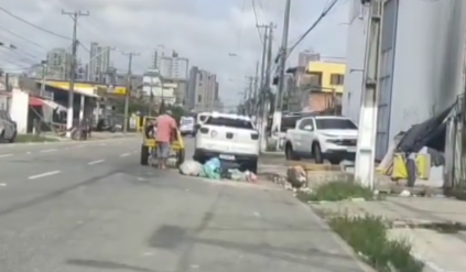 Guarda Municipal apreendeu carrinho usado no descarte durante ação na avenida Padre Eutíquio