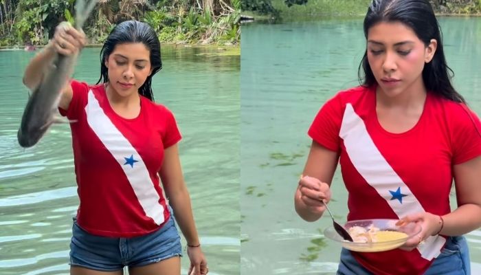 Ingrid Ohara divide opiniões ao mostrar preparo de tambaqui à moda paraense