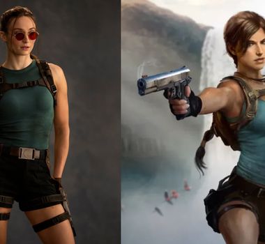 Imagem - Prime Video divulga primeira imagem de Sophie Turner como a nova Lara Croft