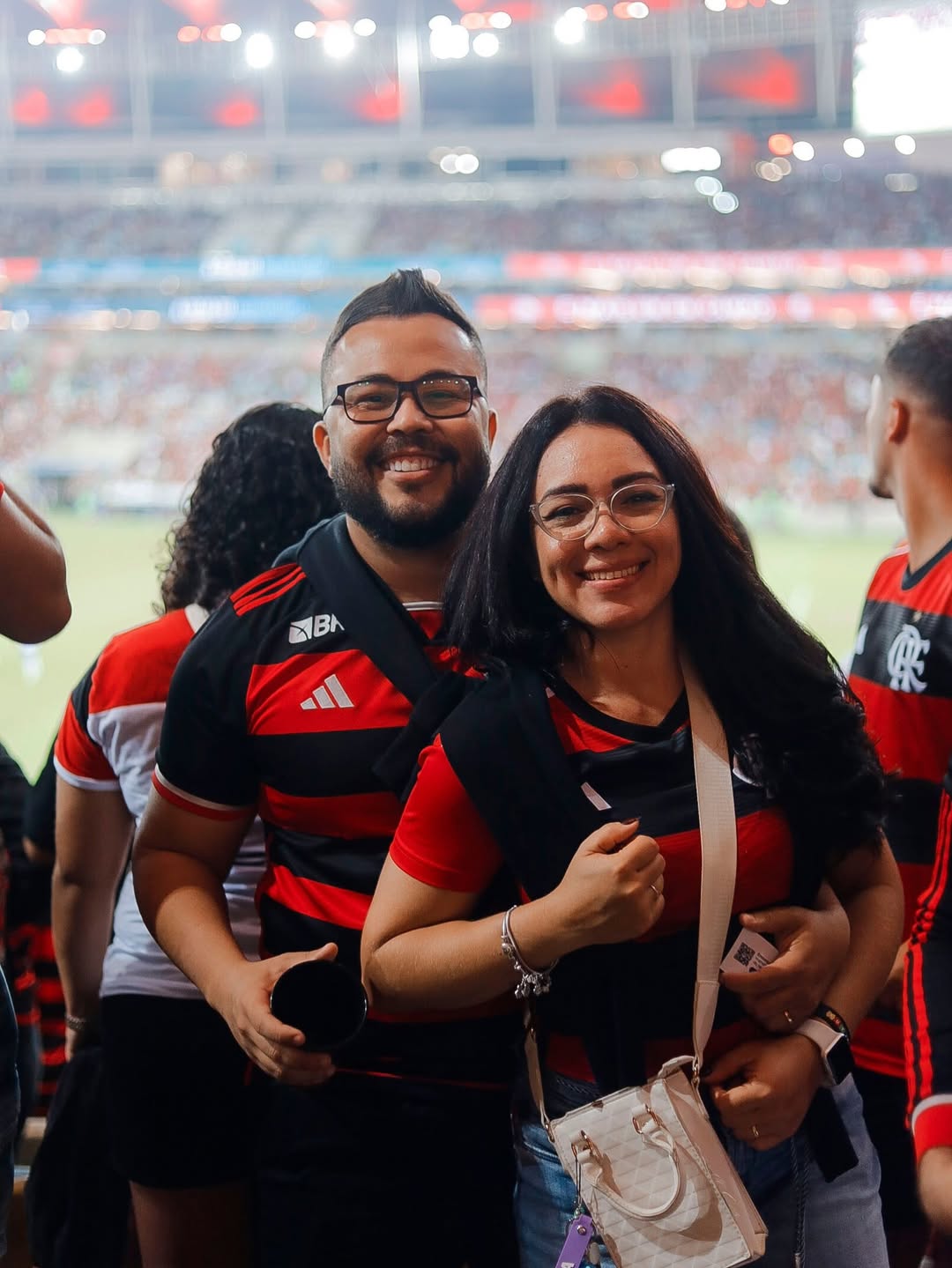 Hecton e Tailane no Maracanã