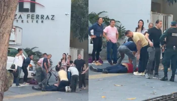 Video: homem tem mal súbito em meio a Generalíssimo, em Belém