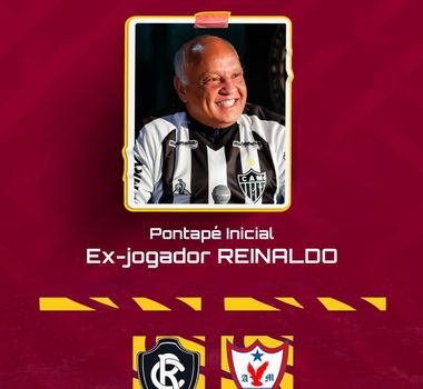 Imagem - Ex-artilheiro do futebol, Reinaldo inicia Supercopa Grão-Pará 2026