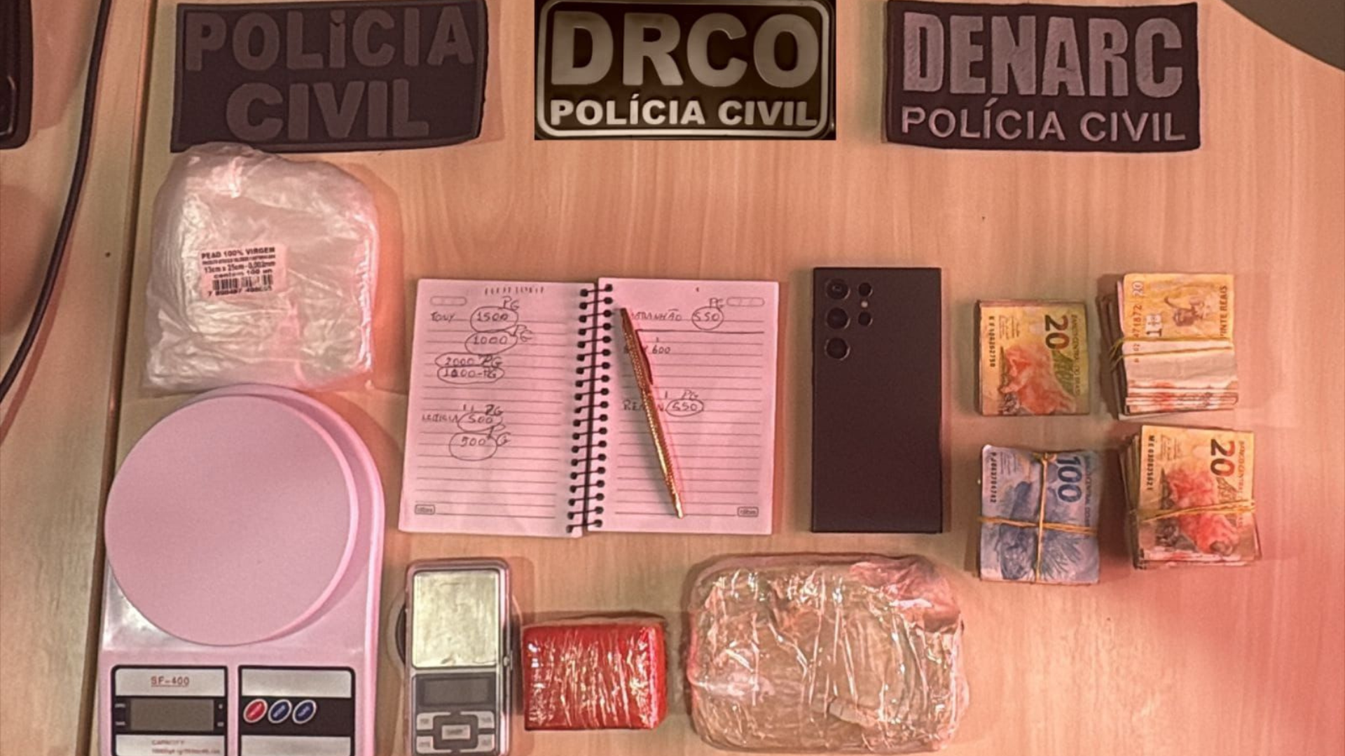 Suspeito era procurado por crime em São Caetano de Odivelas e foi flagrado com drogas e dinheiro