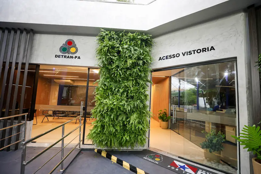 Nova área de vistoria do Detran -