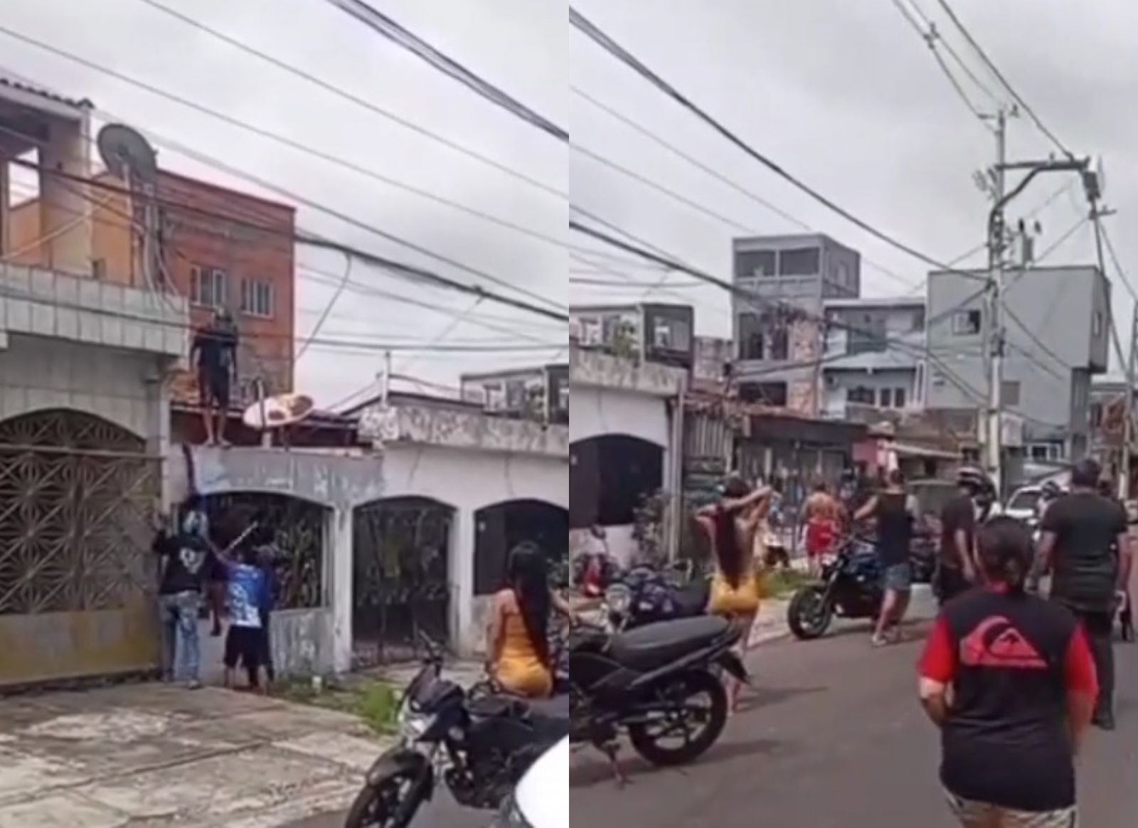 Suspeito de assalto tenta fugir mas é espancado pela população