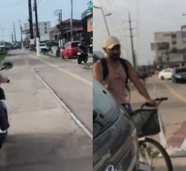 Imagem - Vídeo: com humor, homem mostra o 'caos' no trânsito de Belém