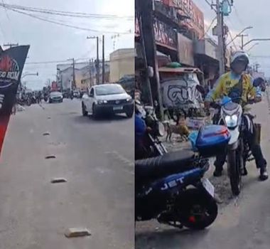 Imagem - Vídeo: ciclista flagra diversas irregularidades em ciclofaixa, em Ananindeua
