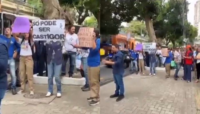 Agentes de saúde e de endemias paralisam atividades e protestam por incentivo financeiro em Belém