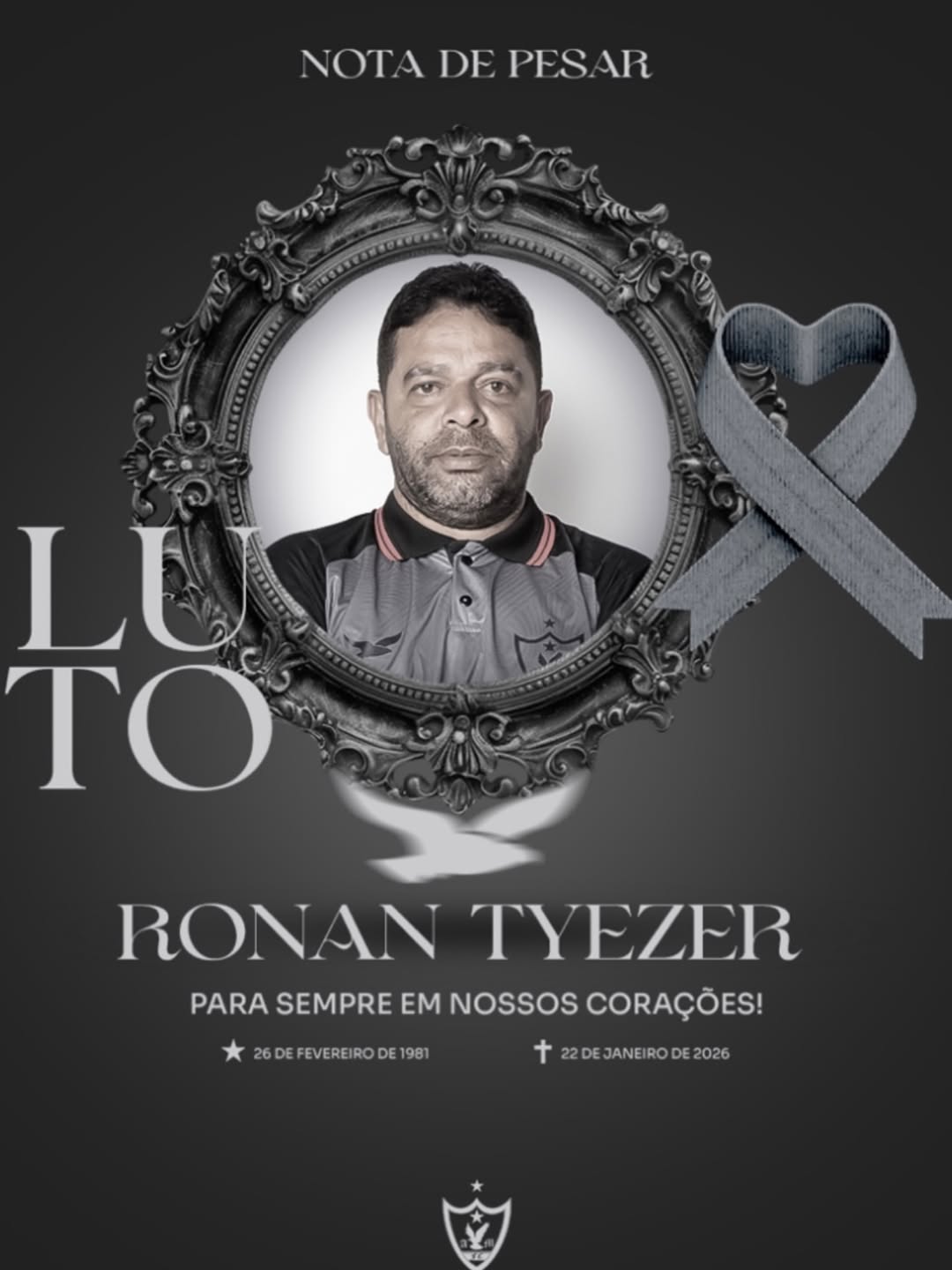 Ronan Tyezer morreu nesta quinta-feira (22)