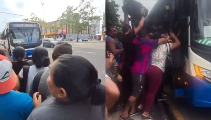 Confusão durante embarque da linha São Brás–Mosqueiro revolta passageiros: 'cadê a fiscalização'