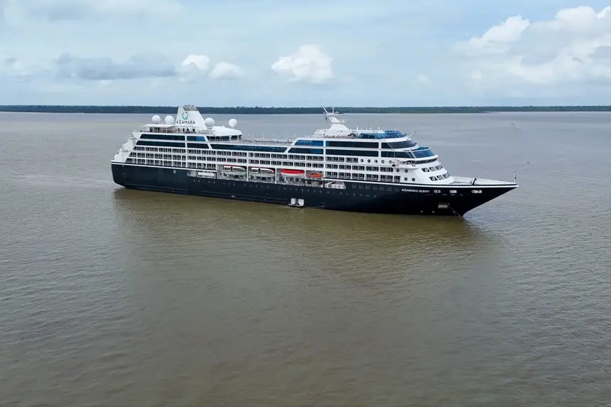 Essa é a primeira vez que o Azamara Quest faz escala em Belém.