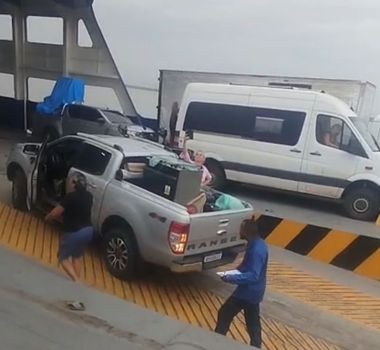 Imagem - Vídeo mostra confusão entre passageira e funcionários de empresa em travessia Camará-Belém