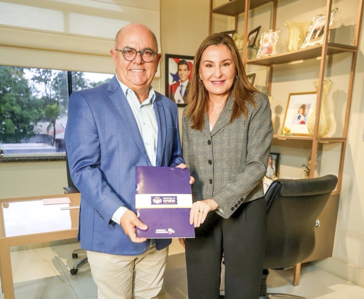 Claudionor Moreira e a Vice-Governadora, Hana Ghassan