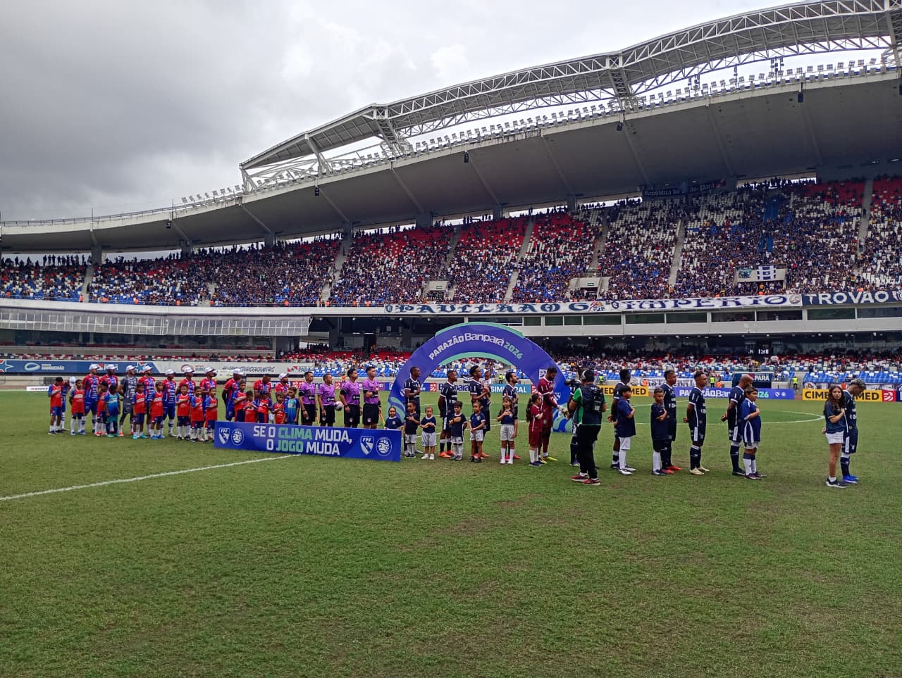 (Mangueirão é o palco da partida - )