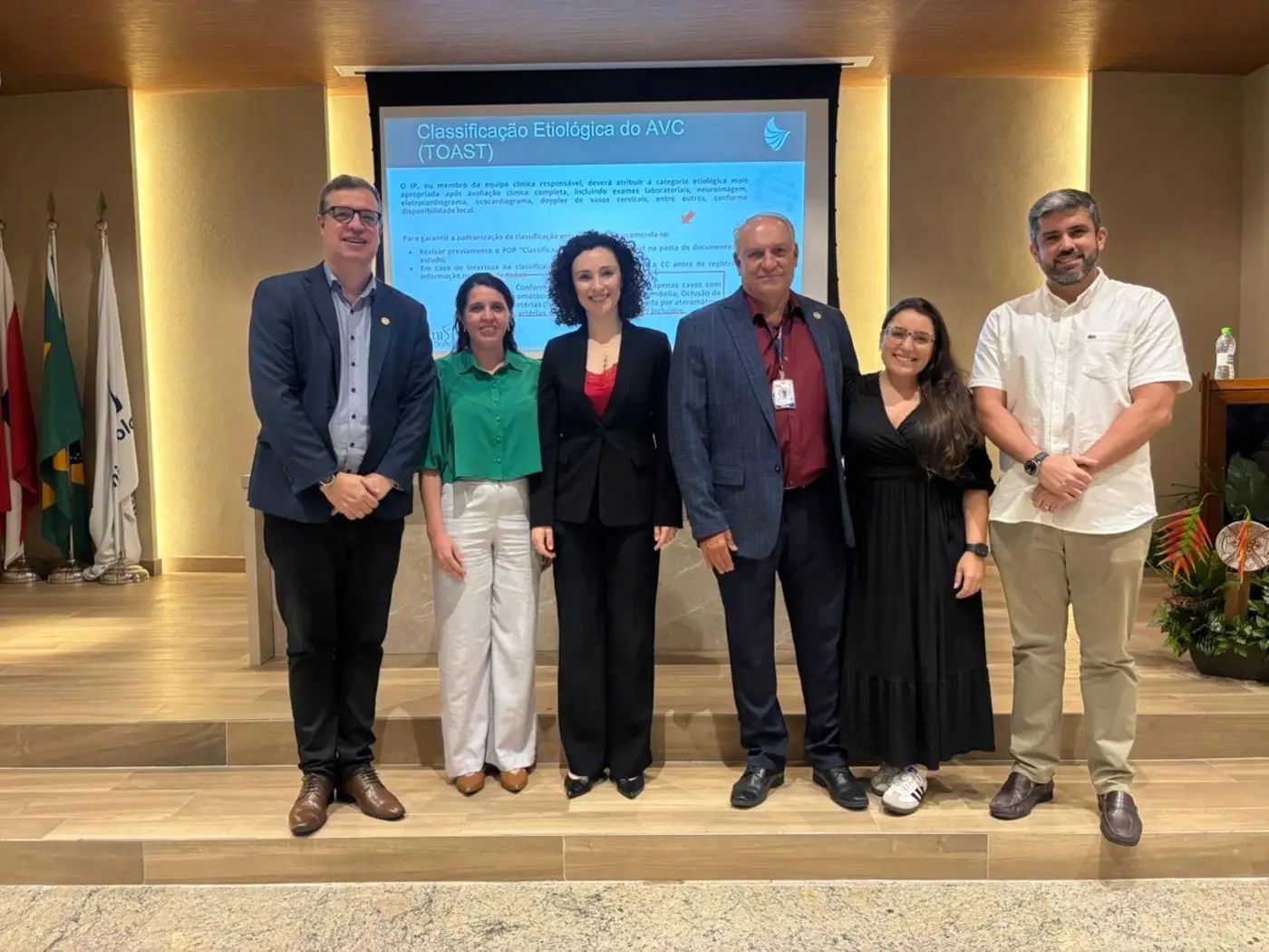 O neurologista Antônio de Matos com o Dr. Joel Monteiro de Jesus e Dr. Éric Paschoal