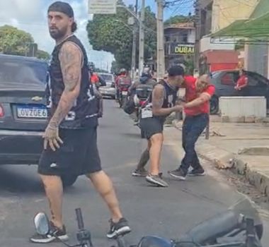 Imagem - Vídeo: briga de torcidas gera momento inusitado em Natal