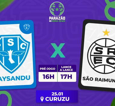 Imagem - Paysandu estreia no Parazão 2026 contra o São Raimundo