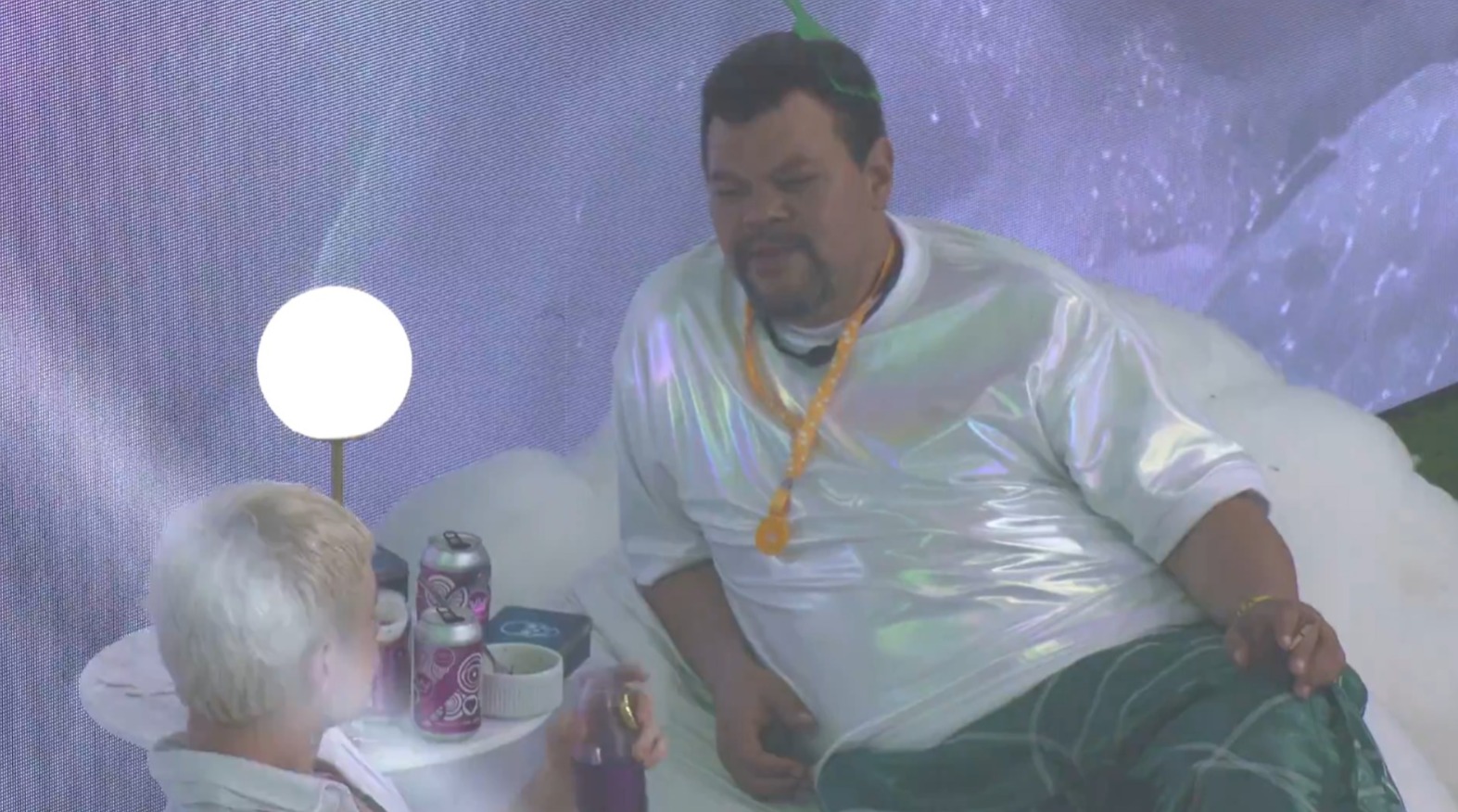 Babu em conversa com Juliano no BBB -