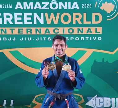 Imagem - Atleta paraense conquista dois ouros em torneio internacional de jiu-jitsu