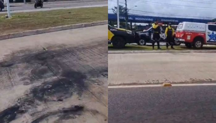 BR-316 é liberada após moradores do Aurá fecharem os dois lados da via