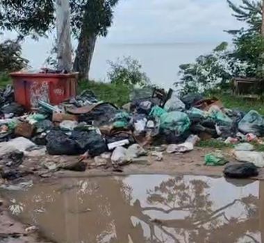 Imagem - Morador denuncia acúmulo de lixo na Praia Funda, em Cotijuba